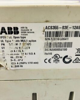 ABB AC DRIVE  ACS355 5.5KW 415V ACS355-03E-12A5-4