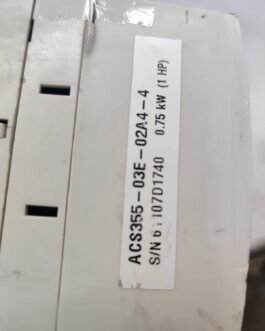 ABB AC DRIVE ACS355 AC DRIVE 0.75KW 415VOLT (ACS355-03E-02A4-4)
