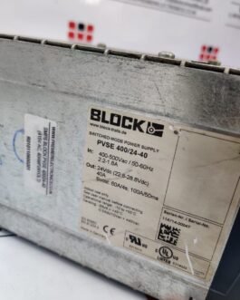 BLOCK SMPS  PVSE 400-24-40  415V AC, 40AMP24VOLT